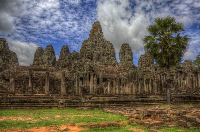 Angkor temple in HDR