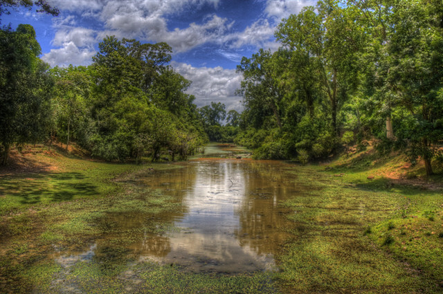 Angkor River in HDR
