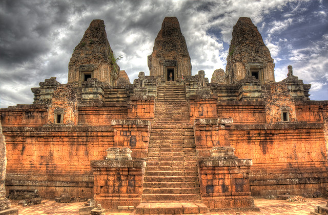 Angkor Wat Three Temple HDR
